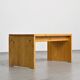 Solid pine bench, Les Arcs 1600, France