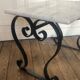 Table low white marble