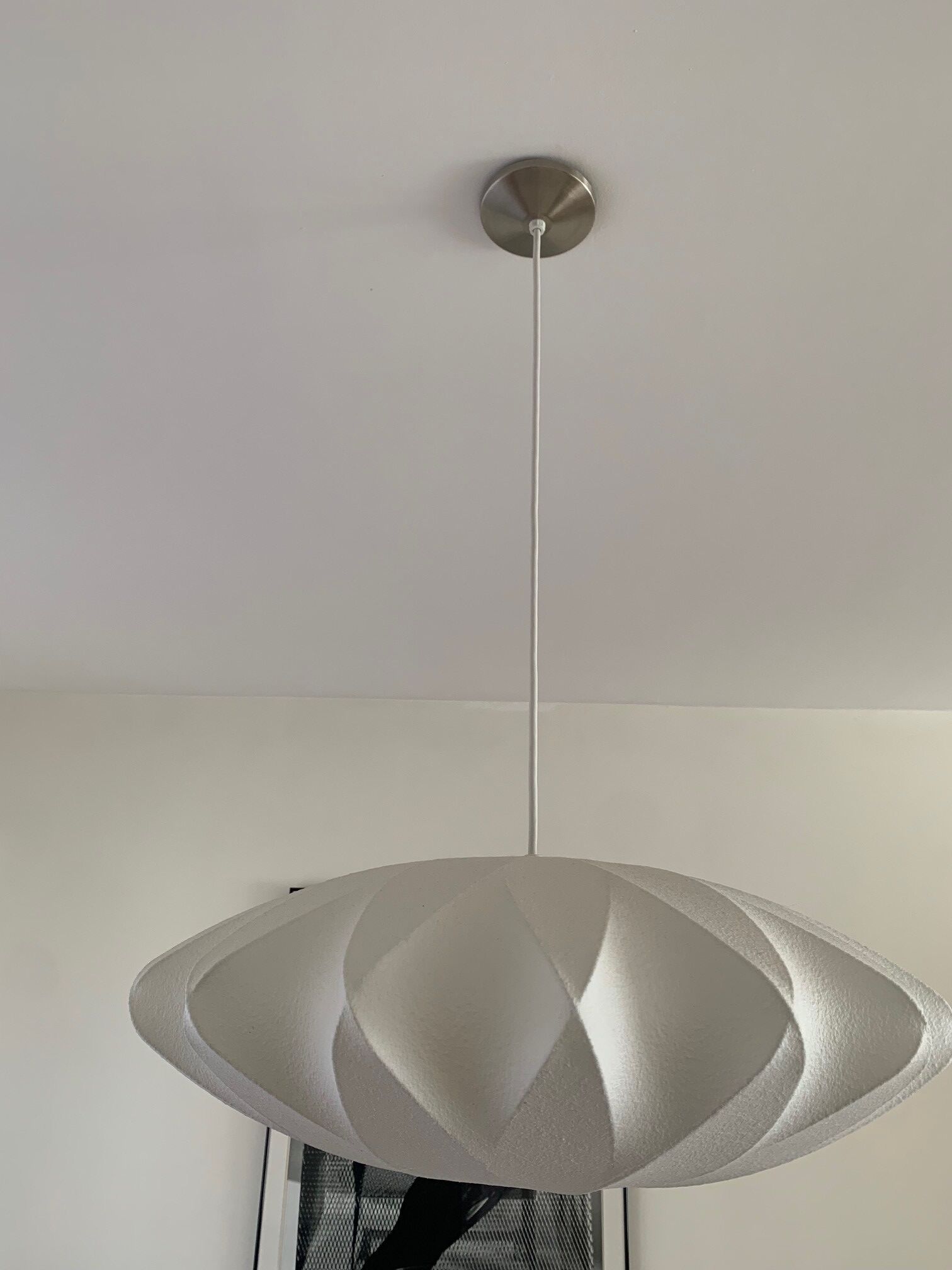 Crisscross Bubble pendant lamp by George Nelson