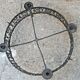 Chateau chandelier in wrought iron