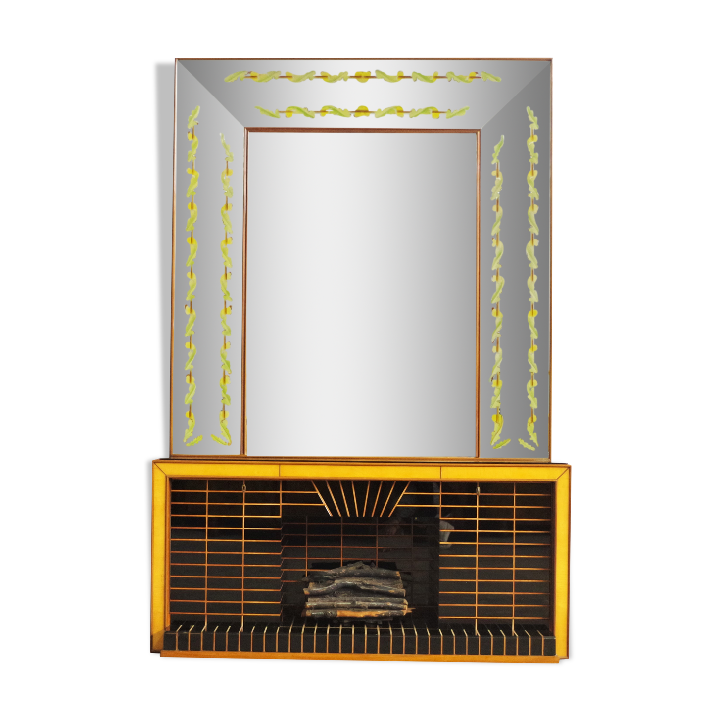 Sideboard with mirror by Luigi Brusotti, 1940