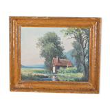 Tableau paysage champêtre