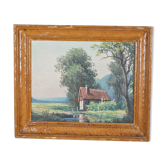 Tableau paysage champêtre