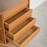 Sideboard U 458 light oak Jiri Jiroutek for Interier Praha 1960