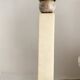 Alabaster lamp, 2M braided fabric cable, cotton shade