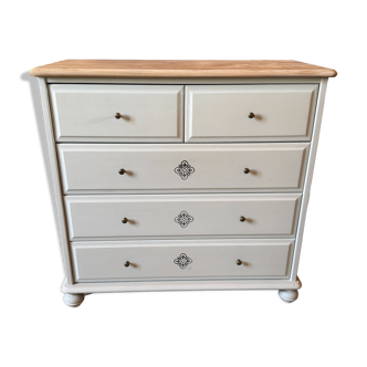 Commode en pin massif