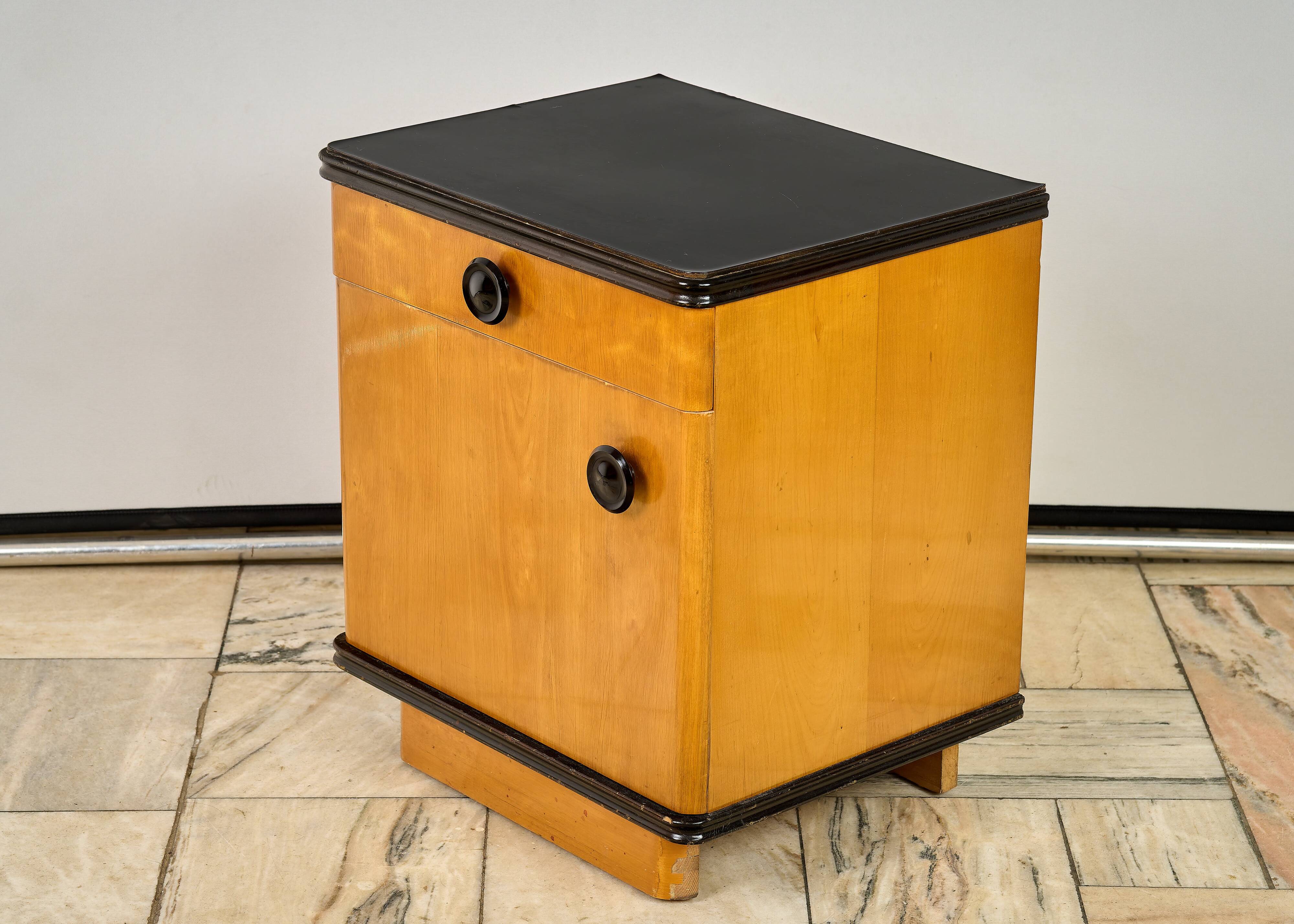 Mid-Century Nightstand by Jindrich Halabala for UP-Zavody