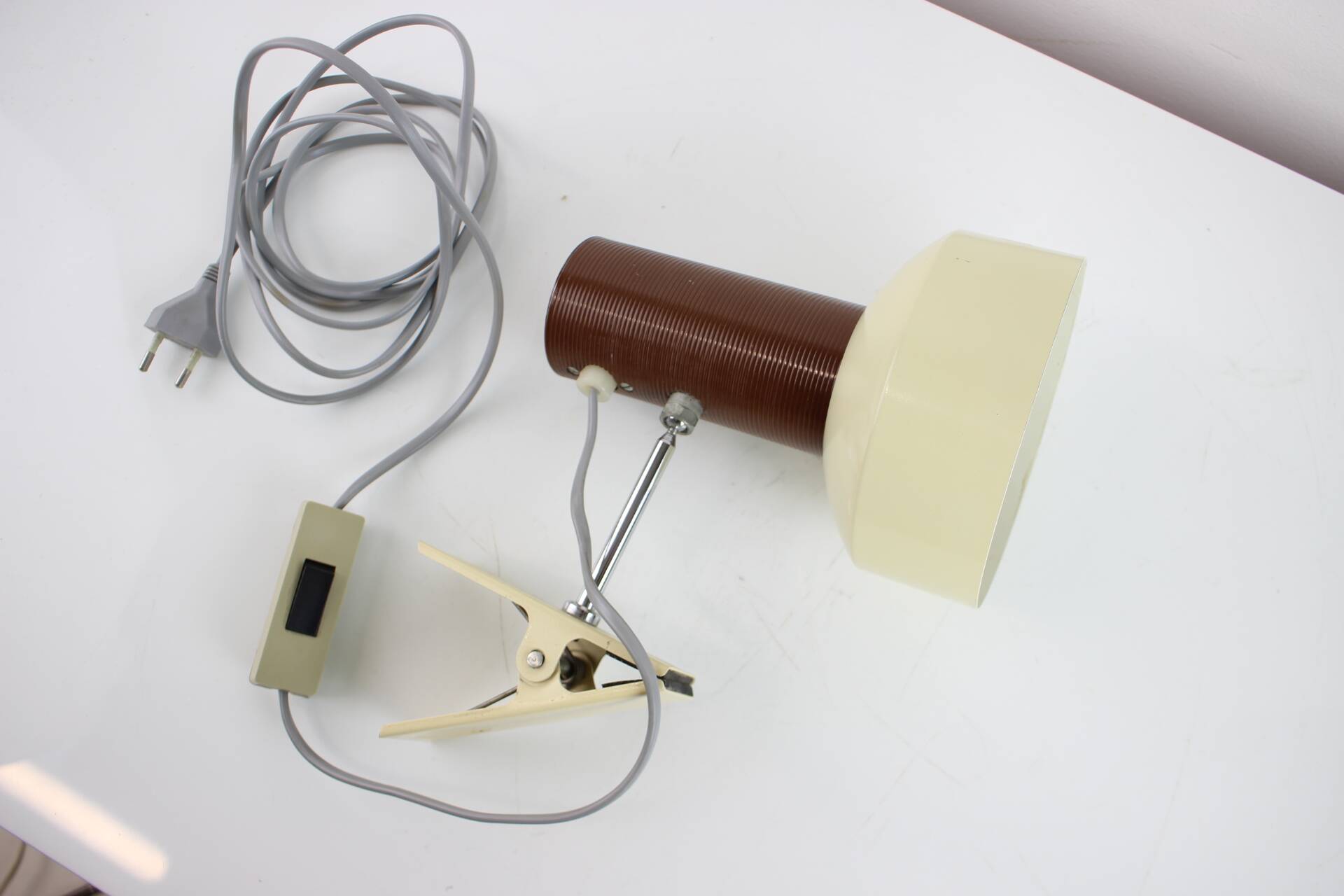 Mid-Century Lamp with Clip by Napako, 1970's