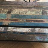 Coffee table in "industrial" style
