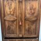 Napoleon III style wardrobe in solid walnut, 19th century