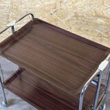 60s 70s serving trolley dinette side table space age brown design