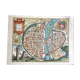 Carte géographie ancienne de Paris