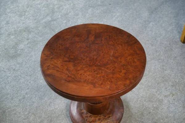 Art Deco pedestal table attributed to Jules Leleu 1930s