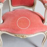 Velvet convertible chair