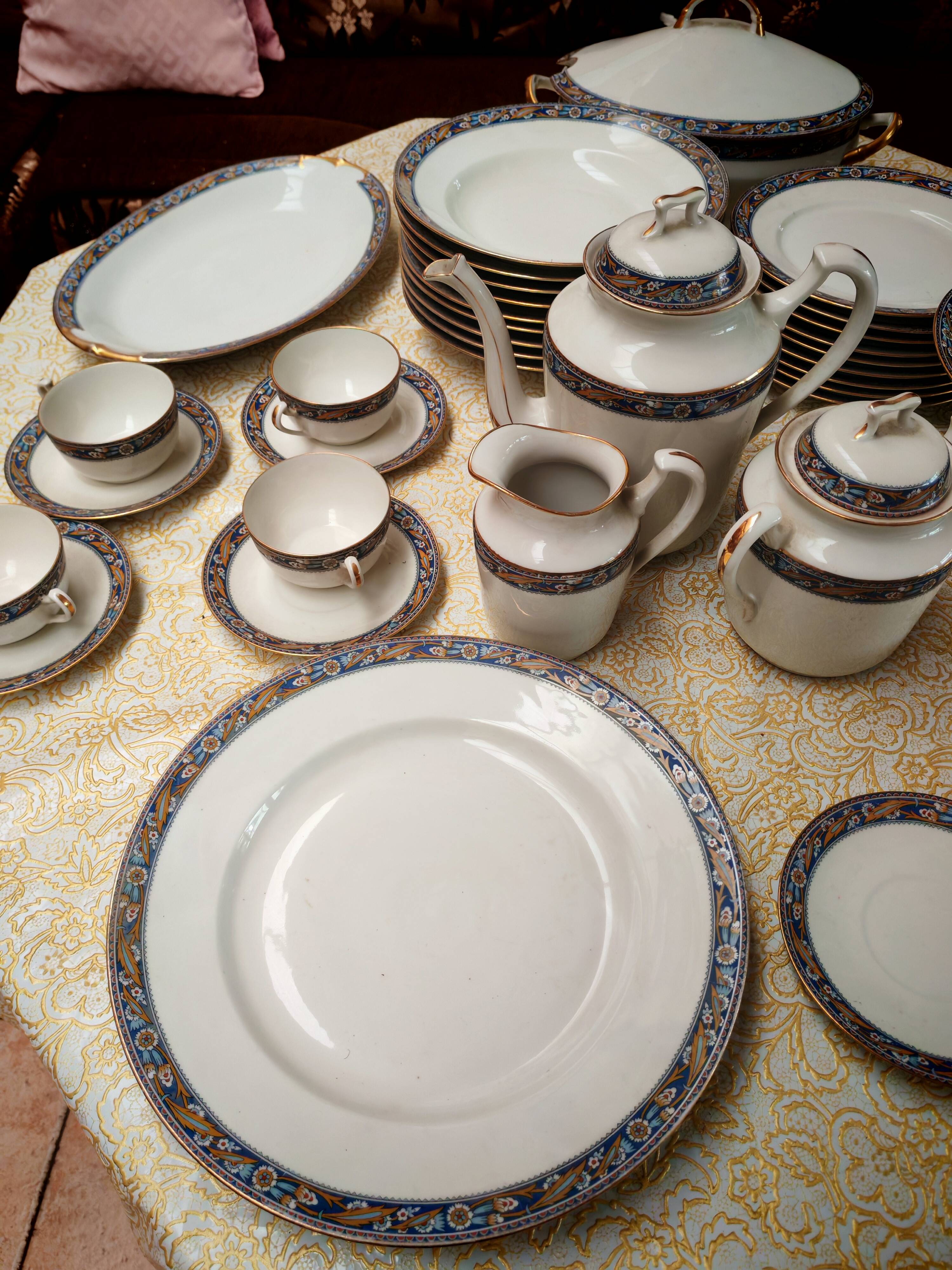 Limoges porcelain service