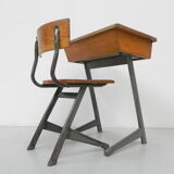 Desk and chair, industrial