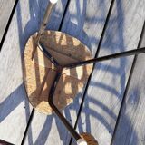Wicker chair and tripod