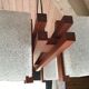 Scandinavian teak and perspex 60's luster