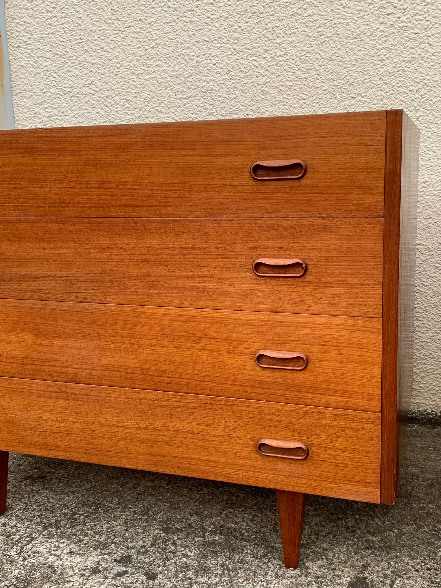 Pair of Scandinavian teak chests of drawers 1960