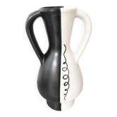 Two-tone vase signed JM Faux – circa 1960