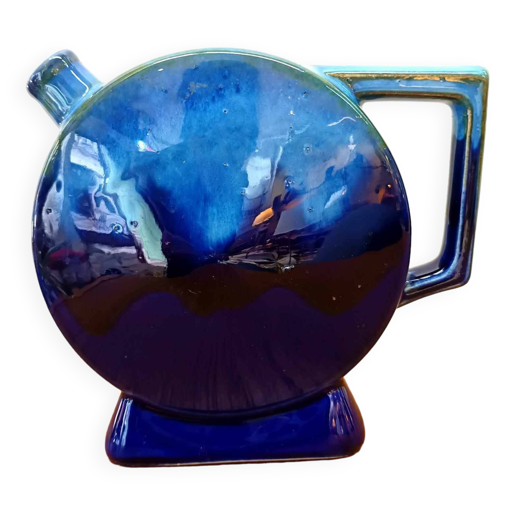Gourde en céramique art déco Denbac