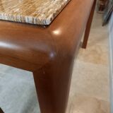 Console marble dore & solid elm