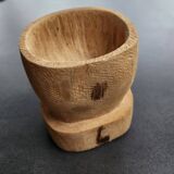 Handmade wooden bowl / mortar