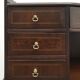A desk with an English-style chair. After professional renovation.