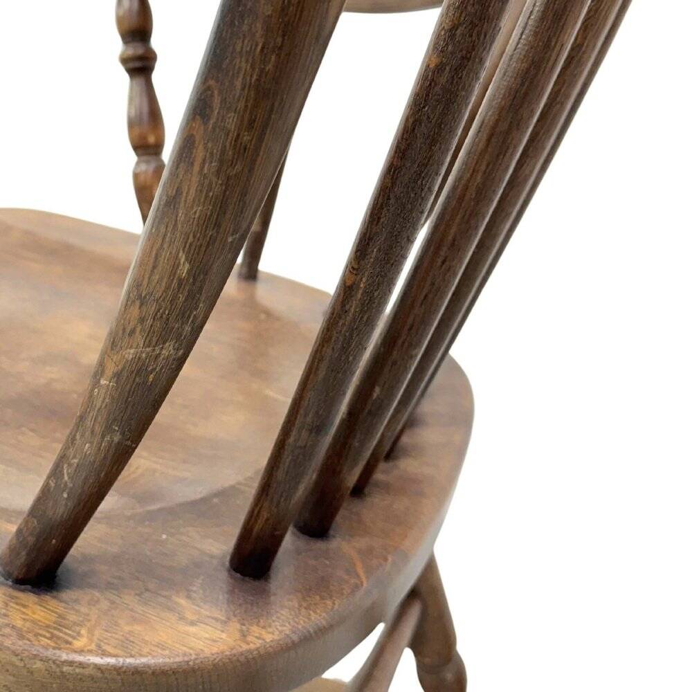 Vintage rocking chair in oak by Den Ouden, The Netherlands, 1975.