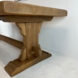 Monastery table 250 cm in solid elm