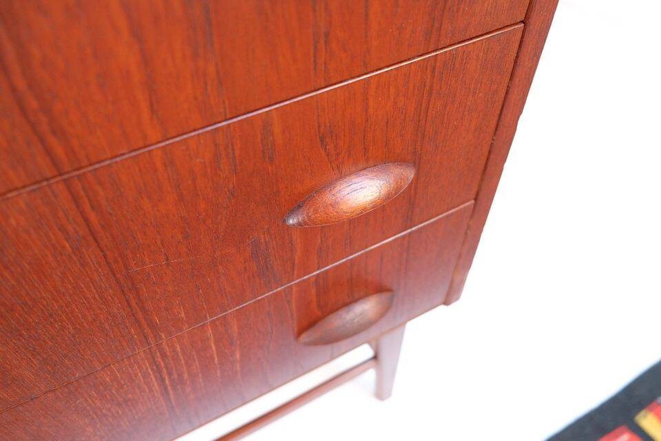 Teak secretary in Danish style, 60s/70s, retro style.