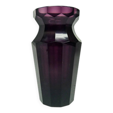 Vase, cristal, Moser, Bohême, 19e siècle
