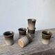 6 terracotta coffee cups