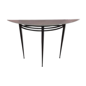 Console demie lune Pascal - noirs