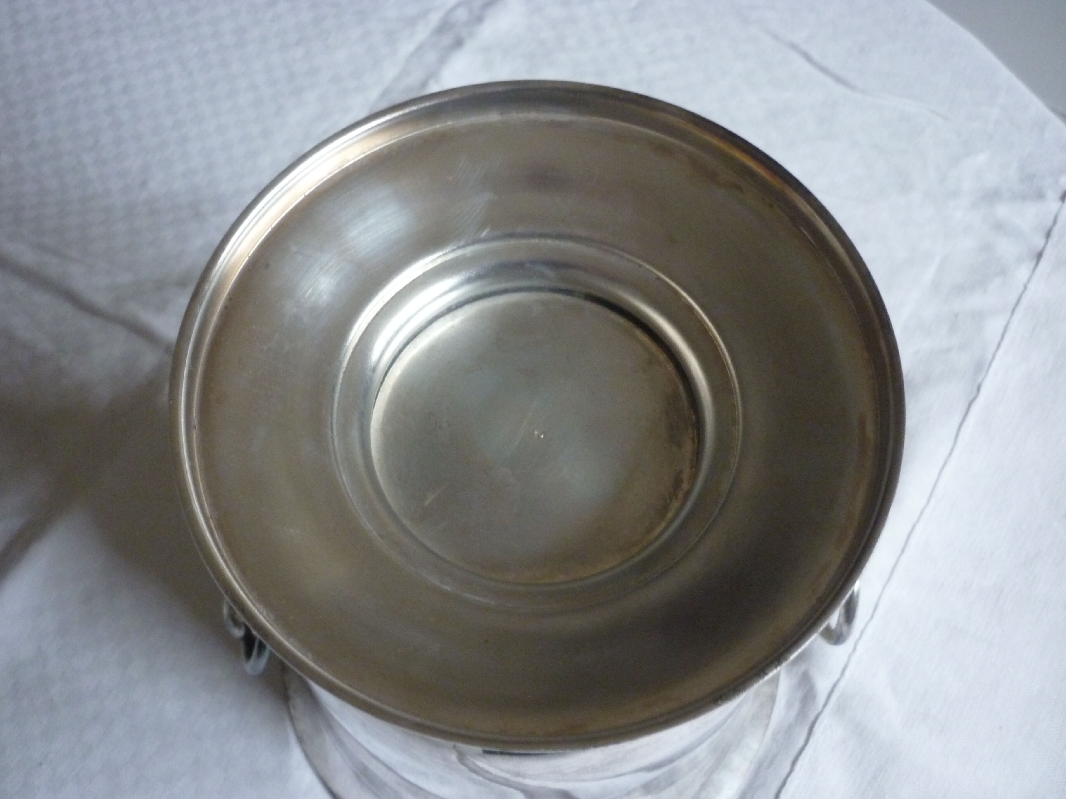 Bucket champagne metal silver