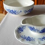 3 Sarreguemines Romantic model serving dishes