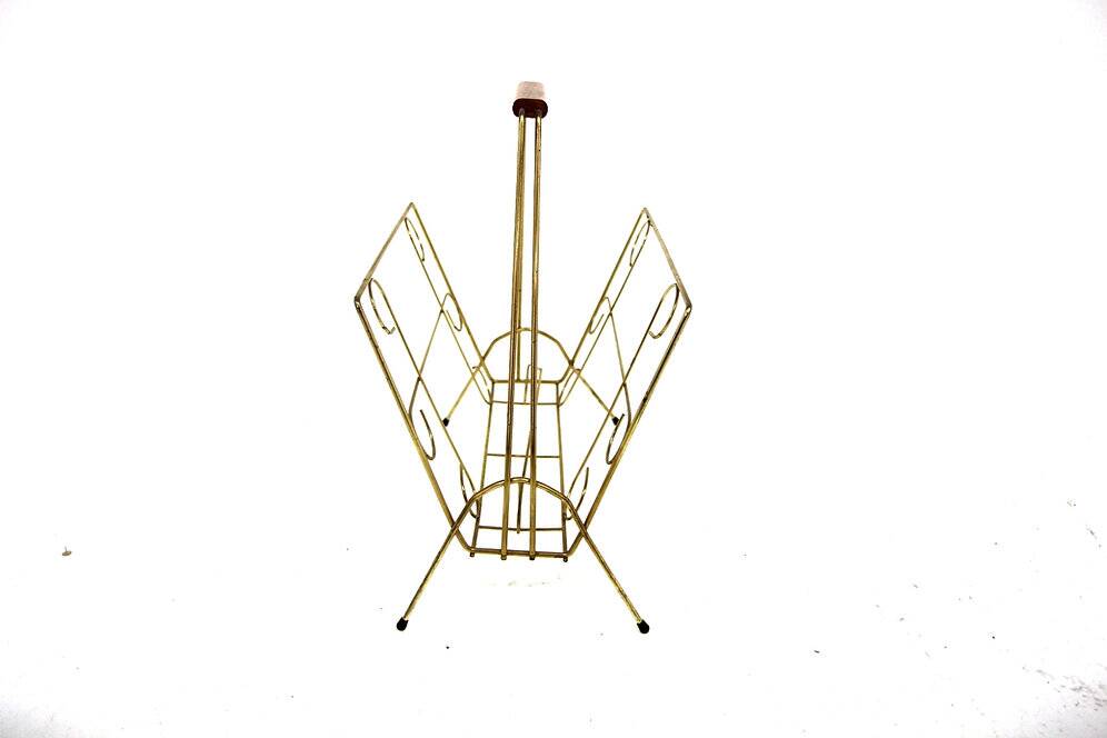 Porte-revues scandinave en métal, Suède, 1960