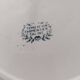Old large iron earth dish Parmentier Salins