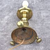 Mid-century design antique brass desk lamp, eye-catcher, gift