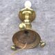 Lampe de bureau en laiton antique design milieu du siècle, accroche-regard, cadeau