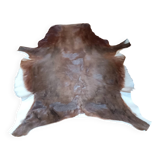 Tapis en peau de vache, vintage des années 1980. Travail artisanal, fait ma