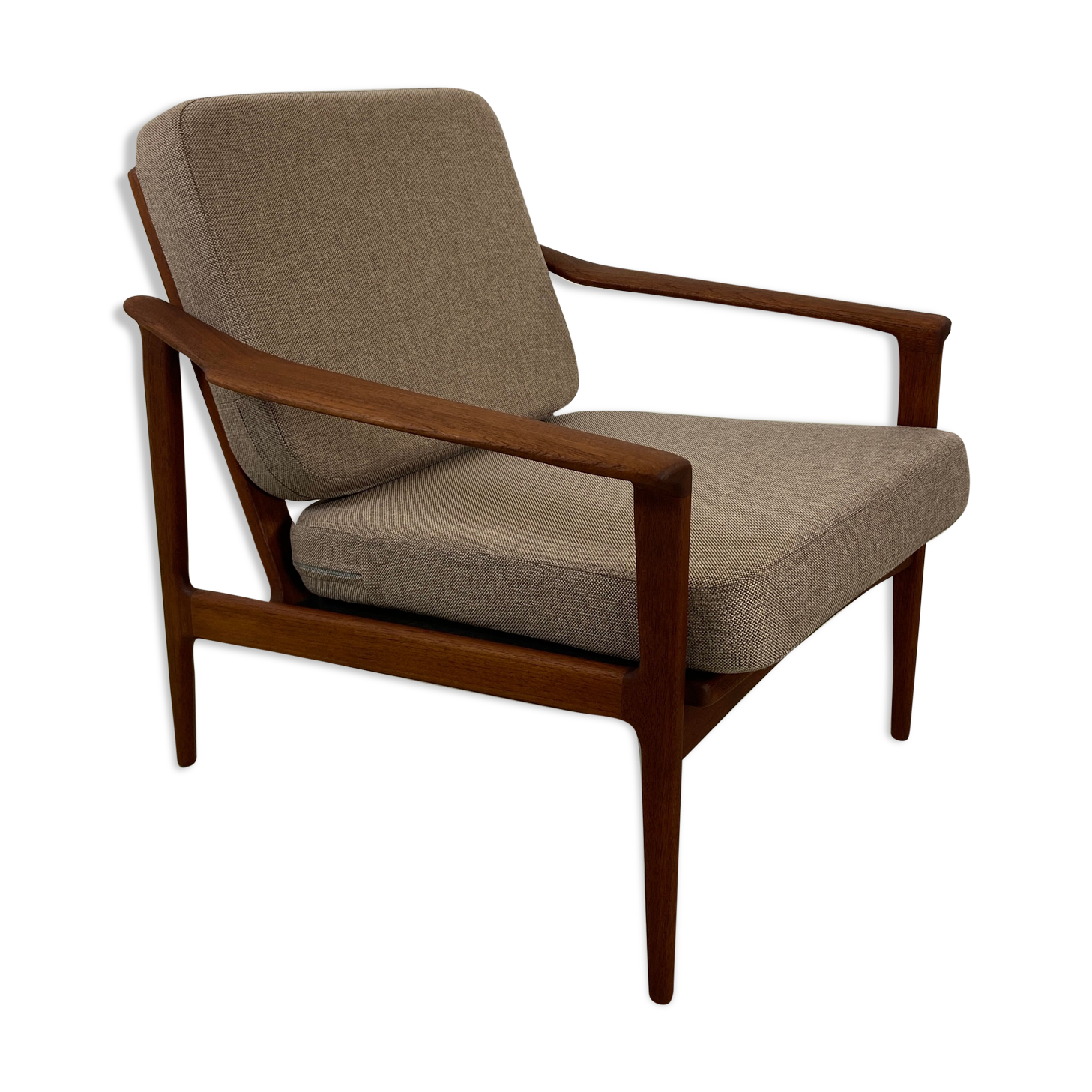 Danish teak armchair by Ib Kofod-Larsen for Selig