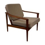 Danish teak armchair by Ib Kofod-Larsen for Selig