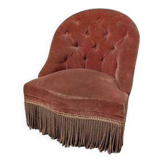 Toad armchair with fringes