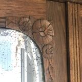 Antique wardrobe with mirror