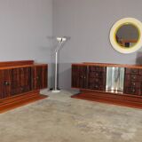 Ebony sideboard, 1940s, set of 2