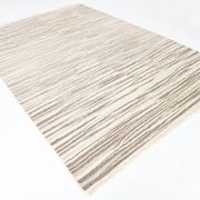 8x10 Striped Pattern Brown & Beige Vintage Kilim Rug, 232x291Cm
