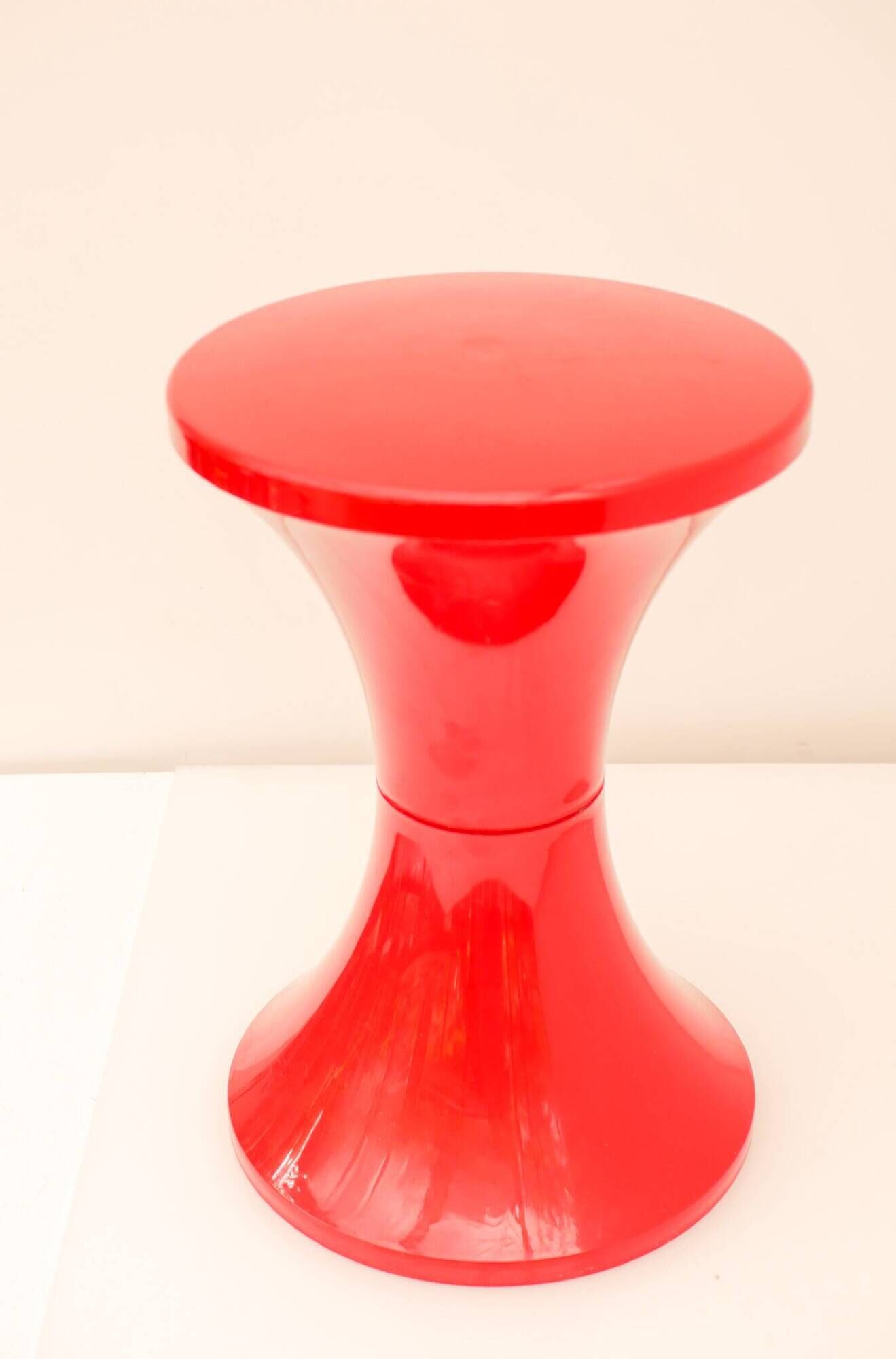 Original Tamtam Seat from the 1970s by Henry Massonnet – Bright Red