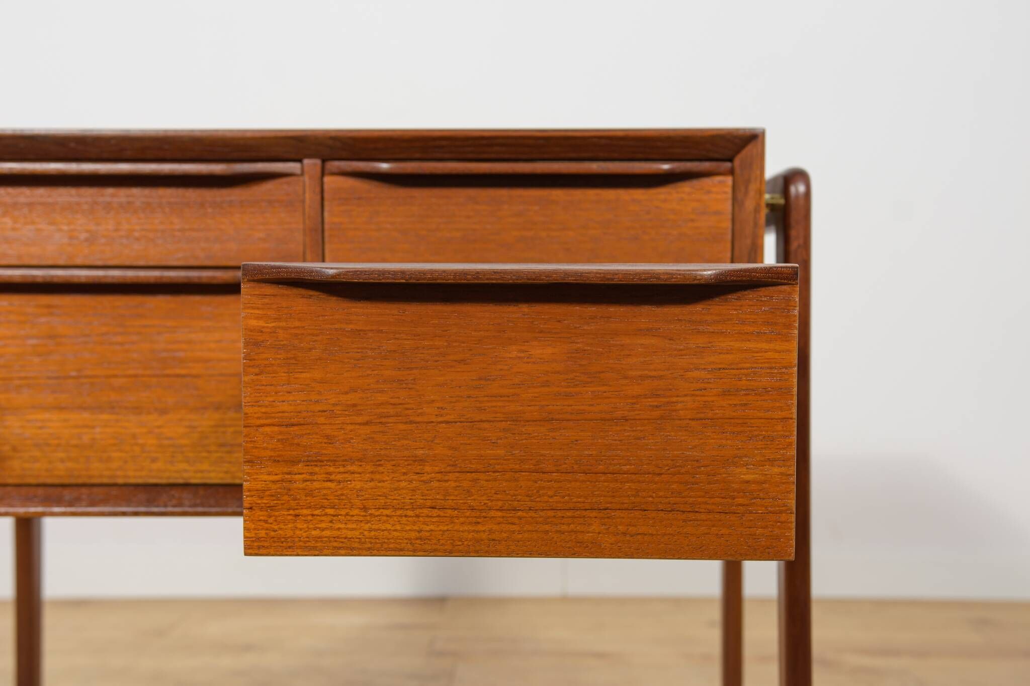 Mid-Century Teak Serving Trolley on Castors, Denmark, 1960s