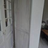 Vintage Parisian wardrobe re-enchanted in pearl gray with waxed finish.